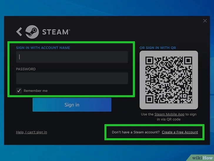 Steg 1 – Logga in på Steam